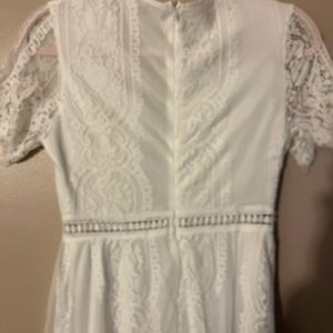 White lace Maxi dress